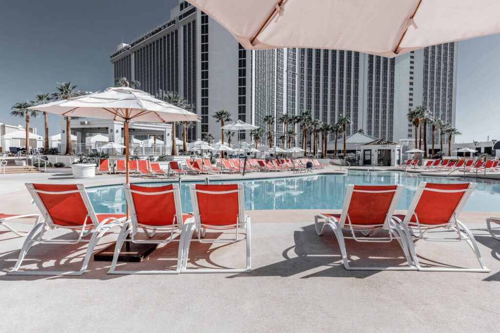 Pool area of the beautiful Westgate Las Vegas