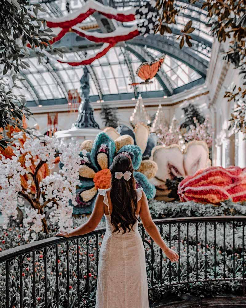 The Bellagio Botanical Gardens is stunning and is definitely one of the Instagram Locations in Las Vegas