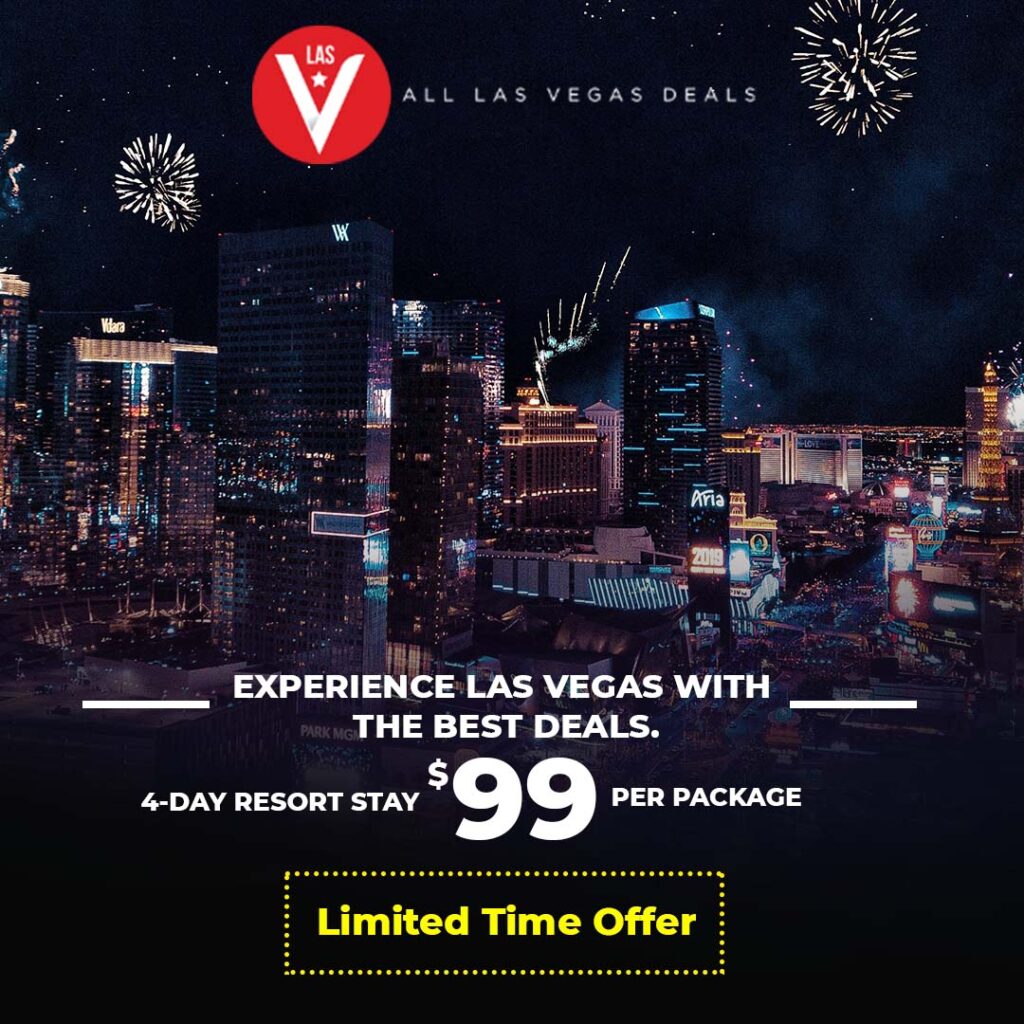 Las Vegas Deals at $99 for 4 days